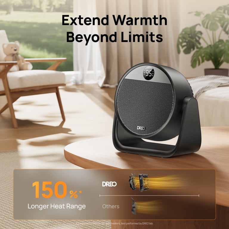 1500W Space Heater with Remote Control and Oscillation photo 2