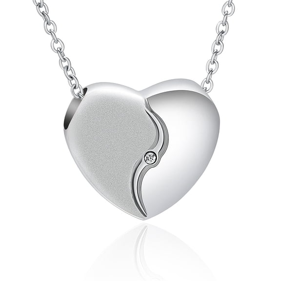 Crystal Heart Urn Cremation Jewelry Heart Urn Necklace for Ashes Urn Pendant for Human / Pet Ashes Memorial Keepsakes Cremation Jewelry