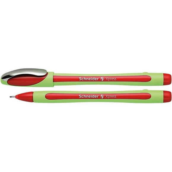 Stride STW190002-10 Schneider Red Xpress Fineliner Fiber Tip Pen - 10 Each