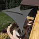 thumbnail image 2 of Brand - Umi Triangular Shade Sail HDPE 3x3x3m Shade Cloth Anti 95% UV for Garden Terraces - Anthracite, 2 of 5