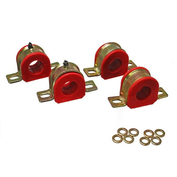 Energy Suspension 1-1/4in Gm Greaseable S/B Set - Red Fits select: 1973-1986 CHEVROLET C10, 1977 CHEVROLET BLAZER