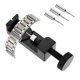 thumbnail image 1 of Kit De Reparación De Herramientas De Banda De Reloj Removedor De Pasadores De Enlace De Correa De Reloj Para Relojeros Con 3 Pasadores Adicionales - Negro, 1 of 4