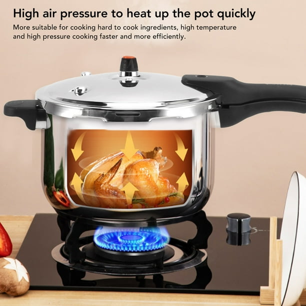 Stainless Steel Pressure Cooker Classic High Dome Pressure Cooker With Locking Handle Cooking Pot Steamer Electric Ceramic Stove Pressure Cooker For