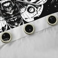 thumbnail image 4 of Feelyou Tribal Butterfly Moth Blackout Curtains Set of 2 (52x84 Each), Bohemian Stars Galaxy Window Curtains, Black White Cartoon Curtains and Drapes, Window Curtains Home Decor, 4 of 6