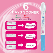 Amplim Early Detection Sensitive Midstream At-Home Pregnancy Test, 6 Count