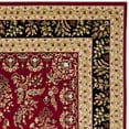 thumbnail image 2 of SAFAVIEH Lyndhurst Isadora Traditional Bordered Area Rug, Red/Black, 3'3" x 5'3", 2 of 3