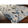 thumbnail image 3 of Mark&Day Wool Rugs, 5x8 Clun Cottage Ink Area Rug, Blue Beige Grey Carpet for Living Room, Bedroom or Kitchen (5' x 8'), 3 of 3