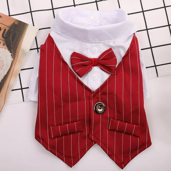 Zhuge Camiseta de traje para perros y gatos, camisetas transpirables para mascotas, sudadera para cachorros, ropa para perros, atuendos, abrigos para perros pequeños, medianos y gatos, rojo vino, 2XL