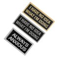 thumbnail image 3 of a refined and engaging product description based on your input:\n\n \n\n**3pcs Creative Enamel Brooch Pins with English Fonts – Stylish Alloy Badges for, 3 of 3