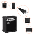 thumbnail image 6 of GZXS Electric Bass Guitar with 20 Watt Amplifier, 5 String Bass Guitar with Bag, Strap and Accessories, Burlywood, 6 of 9