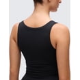 thumbnail image 5 of CRZ YOGA Softembrace Tank Tops for Women Casual Going Out Soft Double Lined Crop Basic Sleeveless Shirts, 5 of 6