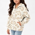 thumbnail image 6 of Dzrciro Boys Girls Hoodie Sweatshirts, Leopard Print Long Sleeve Full Zip Up Kids Jacket with Pockets, Casual Outdoor Hoodies Coat, 4-12 Years, 6 of 8