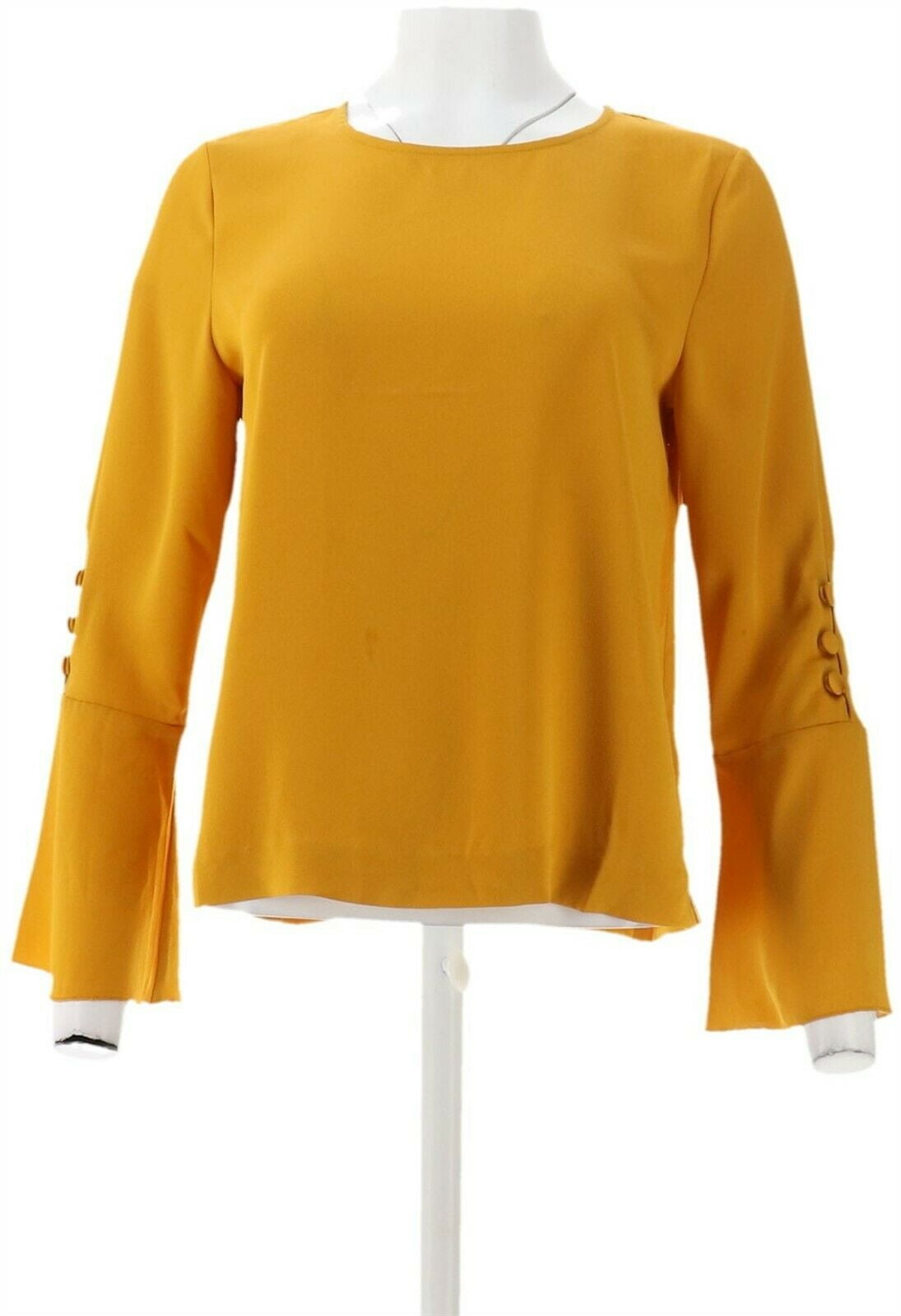 vince camuto flutter cuff blouse
