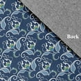 thumbnail image 3 of Simply Daisy 5' round Unreal Teal West Indies Rug, 3 of 5