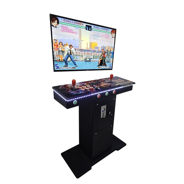 Tablero Arcade Multijuegos GD 84 Cm Con Base Y Monedero 3D WIFI 32 Mil Jgos, Terminado Premium, Uso Rudo