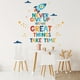 thumbnail image 2 of Adhesivo de pared con la colorida frase inspiradora «Nunca te rindas, 2 of 4