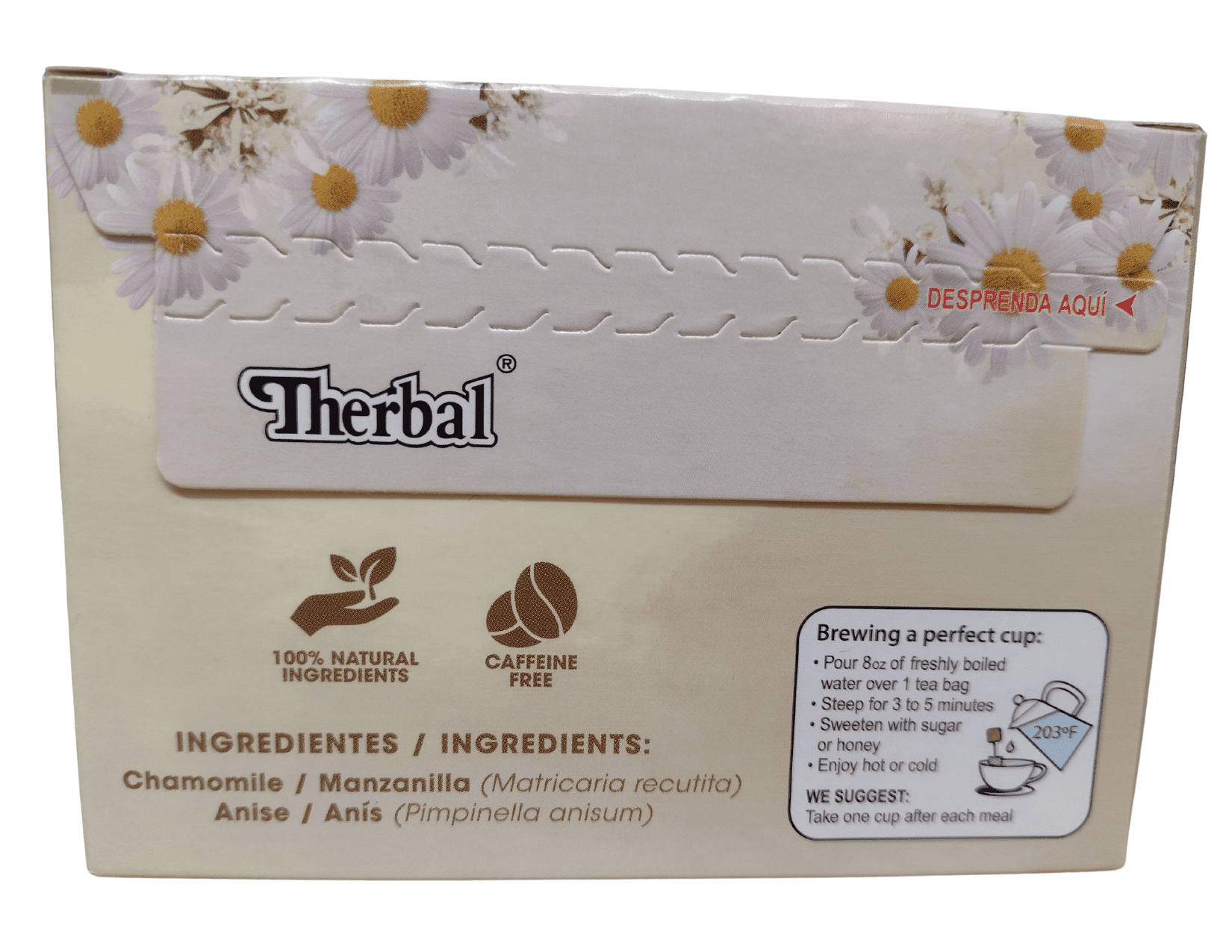 Therbal Chamomile Anise Tea, 25 Tea Bags