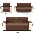 thumbnail image 4 of Tapis de Canapé Matelassé Réversible Chaud à Motif Losanges, Imperméable, Couleur Unie, Housse de Protection pour Meubles, Antidérapant, Coussin de Canapé, 4 of 5