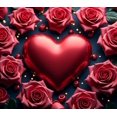 thumbnail image 4 of Heart Balloons Backdrop Background Wall Banner Valentines Day Party Decorations Romantic Celebration Event Decor Wedding Photography Prop, 4 of 4