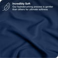 thumbnail image 3 of Bare Home Ultra-Soft Stretchy Sheet Set - Premium 1800 Collection - Deep Pockets - 3 Piece - Twin, Dark Blue, 3 of 8