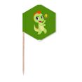 thumbnail image 1 of Dinosaur Kingdom Love You Toothpick Flags Cupcake Picks Party Celebration, 1 of 3