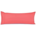 thumbnail image 1 of Nestl Body Pillow Case, Microfiber Body Pillow Cover, Body Pillowcase Size (20"x54"), Coral Pink, 1 of 3