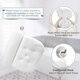 thumbnail image 4 of Almohada de baño ergonómica con soporte para el cuello y la espalda - Cómodas almohadas de bañera para relajación Cojín con malla de aire 4D Bañera de hidromasaje con ventosa fuerte Accesorios de baño, 4 of 5