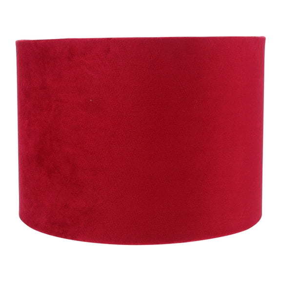 Pretyzoom Cloth Lamp Shade Round Red 1Pack