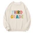 thumbnail image 5 of RMGVDSD Back To School Sweatshirt for Girls Letter Print Long Sleeve Pullover Crewneck Sweatshirts First Day Of School Soft Casual Tops Cute Party Wear 10-11 Years, 5 of 7