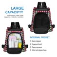 thumbnail image 6 of FORMRS Women's Travel Backpack Purse Anti-Theft Hidden Pockets Casual Shoulder Bag, Colorful Block Pattern, 6 of 7