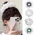 thumbnail image 3 of Yokua Handmade Lace Scrunchies Hair Ties Wrist Band Hair Accessories for Daily Wear, 3 of 20