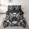 thumbnail image 2 of Castle Fairy Boys Girls Abstract Animal Spider Bedding Comforter Set 7pcs,Gothic Skull Queen Bedding Sets Super Cozy,Floral Flowers Mushroom Queen Sheet Sets,Luxury Bedroom Decor,Reversible, 2 of 8