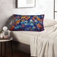 thumbnail image 6 of Pofeuu Colorful Fall Leaves Print Polyester Microfiber Plush Pillowcases, Super Soft and Cozy Pillow Case Covers with Envelop Closure（Pillow core not included）-20"x30", 6 of 6