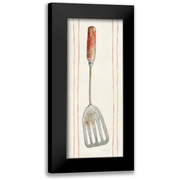 Nai, Danhui 8x14 Black Modern Framed Museum Art Print Titled - Floursack Kitchen IV