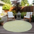 thumbnail image 6 of Addison Rugs Chantille Indoor/Outdoor Transitional Squares Yellow Washable Round Rug, 8' x 8', 6 of 6