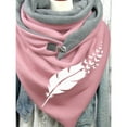 thumbnail image 3 of Heliisoer Mode Femmes Foulard Douce Imprimée à Boutons Décontractée Chaude Foulards Châles, 3 of 4