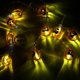 thumbnail image 5 of Luces de cadena de calabaza de 10 LED con pilas para interiores Lámparas de decoración de fiesta de Halloween 1,5 m blanco puro, 5 of 5