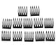 thumbnail image 4 of 100 mini pinzas de metal para el pelo, accesorios para el cabello para niñas peine negro, 4 of 7
