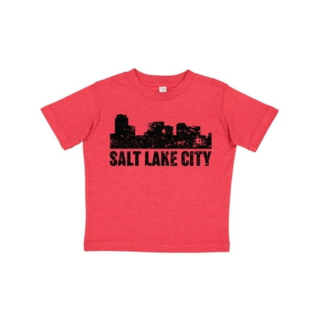 

Inktastic Salt Lake City Skyline Grunge Gift Toddler Boy or Toddler Girl T-Shirt