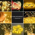 thumbnail image 4 of Pack Solar String Lights Outdoor 22m 200 LED Solar String Lights 8 Modes Waterproof Copper Cable Decorative String Lights, 4 of 4