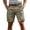 Light Green, variant on CCRFTGI Mens Cargo Shorts Belt Shorts Relaxed Fit Casual Summer Hiking Shorts with Multi Pockets Light Gray S