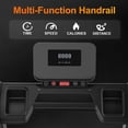 thumbnail image 4 of Folding Treadmill, Foldable Treadmill with LED Display and Shock Absorbers, 300 LBS Capacity Running Machine for Home and Office, 4 of 7