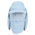 thumbnail image 1 of Chapeau de Soleil, Pêche, Sangles Réglables UV Protection, UV Résistant pour la Protection Solaire Chapeau de Pêche Bleu Taille Libre, 1 of 8