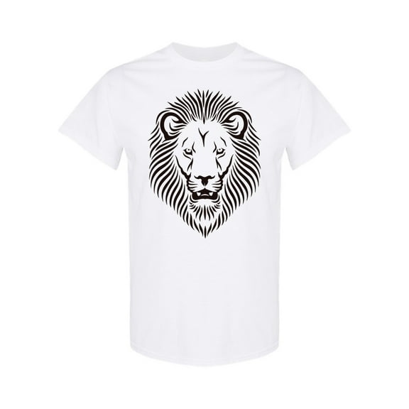 Cool Lion Head Style T-Shirt Men -Image by Shutterstock, Male x-Large
