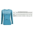 thumbnail image 6 of Natural Uniforms Under Scrub Tee Crew Neck Long Sleeve T-Shirt Underscrub Tee (Meadow Green, Small), 6 of 6