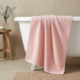 thumbnail image 4 of REGALWOVEN 1 Pack Cotton Waffle Bath Towels, Soft & Absorbent, Quick Dry and Lightweight Shower Towel for Gym, Travel, Beach, Pool, Spa Pink 55" x 28", 4 of 7