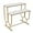 1 Pc-2 Tiers, variant on Metal Shoe Handbag Display Stand, 2Pcs Retail Nesting Display Tables, Heavy Duty Boutique Display Riser Shelf Modern Standing Clothing Shoes Display Rack for Retail Stores, White
