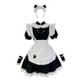 thumbnail image 2 of Costume de Soubrette Française Femme Anime Cosplay Mignon Bandeau Ensemble avec Tablier Jeu de Rôle TG, 2 of 7