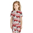 thumbnail image 5 of Balery Gnomes On The Car Conjunto de Pijama Infantil de Manga Corta con Estampado – Ropa de Dormir de Algodón Suave-Large, 5 of 5