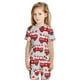 thumbnail image 5 of Balery Gnomes On The Car Conjunto de Pijama Infantil de Manga Corta con Estampado – Ropa de Dormir de Algodón Suave-Large, 5 of 5